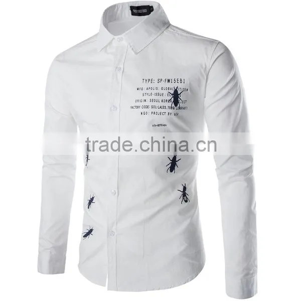 Men's Long Sleeve Red / Grey Cotton Plaids Shirt With Pocket photo-3