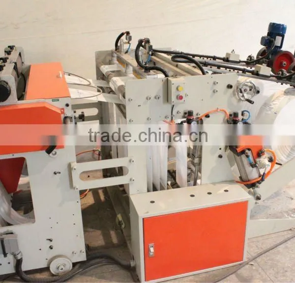 Dual Servo Motor Driven Full Automatic High Speed T-Shirt Bag Making Machine photo-6