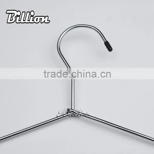 Wholesale Fashional Clothes Drying Hangers Metal Chrome Wire Laundry Hanger photo-3