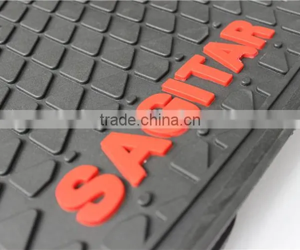 Black All Weather 3D Rubber Floor Mats 5 PC for Car Truck SUV for VW Sagitar photo-3