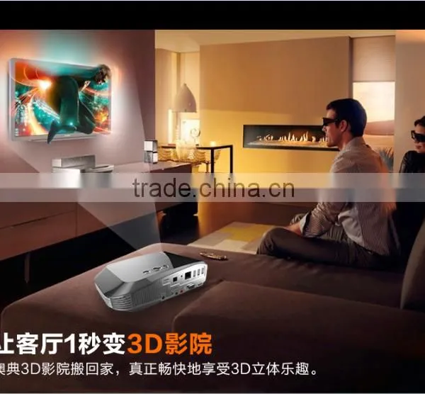 Android 4.4 DLP Home Cinema Projector With 50000 Hour Life and Hgih 500 Lumens photo-4