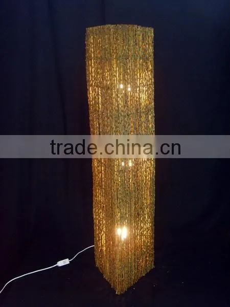 Modern Style Natural Cane Floor Lamp/lights With On/off Switch photo-4