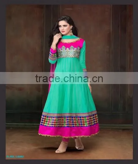 EXCLUSIVELY COTTON ANARKALI SUIT photo-2