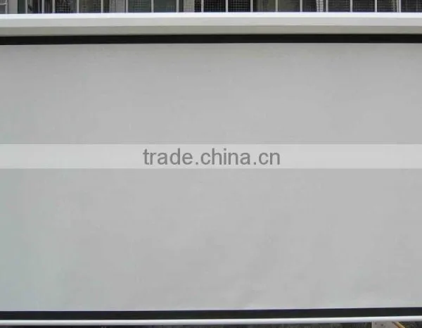 Wall Mount Motorized Projector Screen / High Ceiling Hanging Projector Screen photo-3