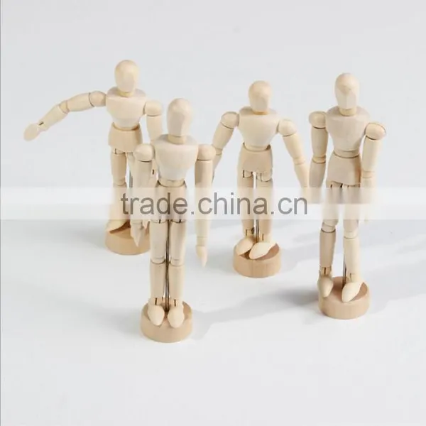 Pink Color Mini Doll Supply 10 "wooden Puppet Joints Wooden Crafts Processing Customized Manufacturers Selling Wholesale photo-4