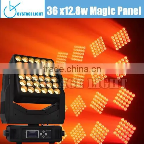 36X12W RGBW 4 IN 1 LED Wash Moving Head Matrix Light photo-3