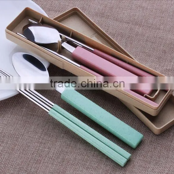 Nordic Style Portable Spoon and Chopsticks Set for Travelling photo-3