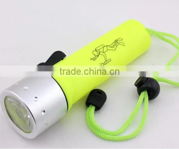 A-OK Underwater 160lumen Powed by AA Battery Led Torch Depth 50m Led Diving Flashlight photo-5