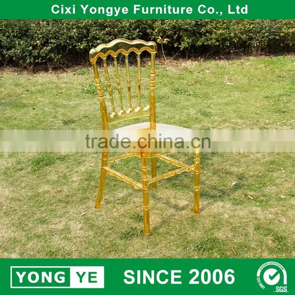 Factory Prices Plastic Reinforced Banquet Napoleon Wedding Chair