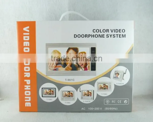 Hot Sale Multi Apartment Video Door Phone With Touch Screen 9inch Tft Lcd Video Door Phone Intercom System With Night Vision photo-5