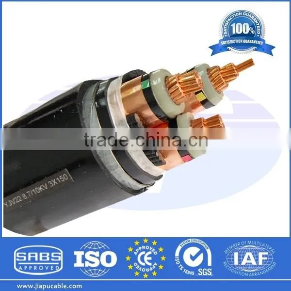 China Good Supplier 12/20(22)kV Medium Voltage XLPE Insulated Unarmoured Power Cable photo-5