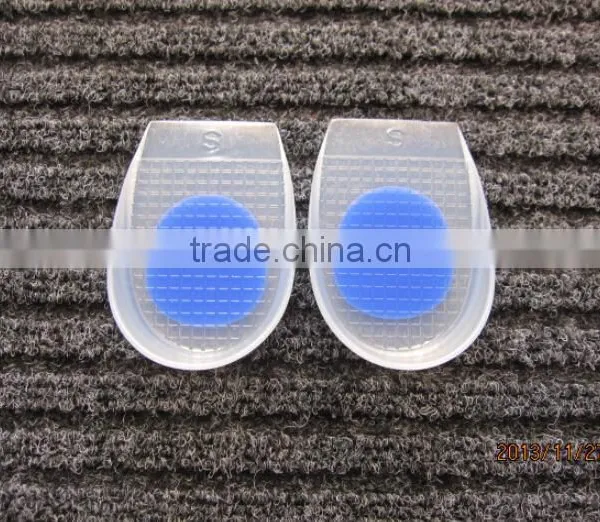 Factory OEM Top Quality customized eco-friendly soft silicone heel shoe pad insole pad brioche pad