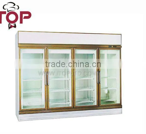 4 Doors Vertical Glass Door Fridge photo-2