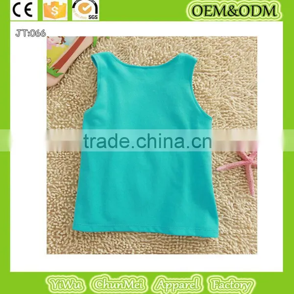 2015 Crocodile T-shirt Sleevelessr T-shirt Girl t Shirt Baby Clothes Wholesale Price Organic Kids photo-2
