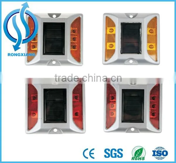 Solar Traffic Road Maker/Road Stub/Road Reflector/ Aluminum Flashing Solar Marker Lights photo-2