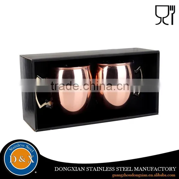High Quality Manufacturer Moscow Mule Solid Pure 100 % Copper Mug