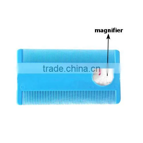 Double Side Anti Nit and Lice Comb With a Magnifier