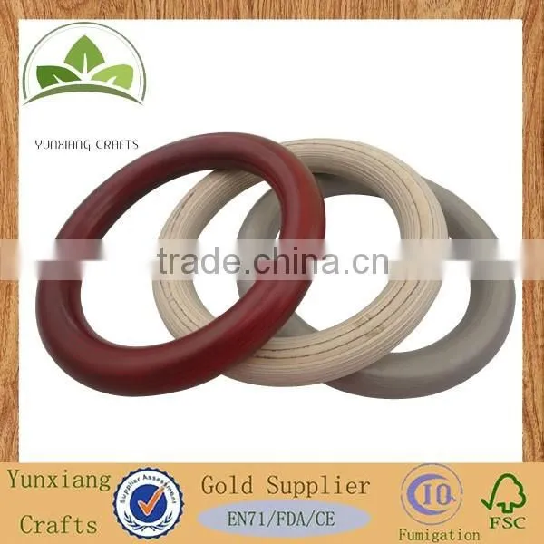 Soild Wooden Fitness Ring Wooden Gym Ring photo-3