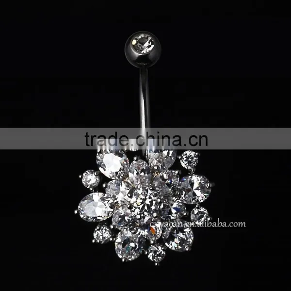 2015 Sexy Body Jewelry Cz Piercing Belly Button photo-3