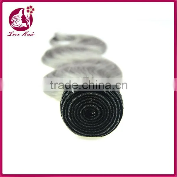 Unprocessed 7a Chinese Gold Vender Straight 1b Grey Ombre 100 Human Hair for Sale photo-3
