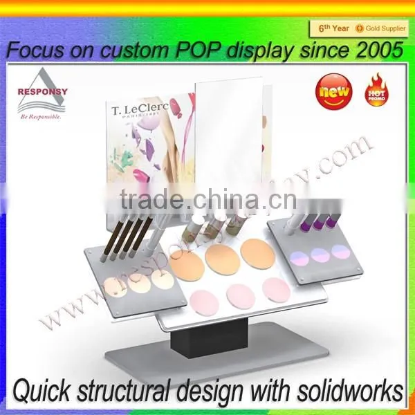 10 Years Custom Display Supplier Counter Lipstick Case With Mirror photo-2