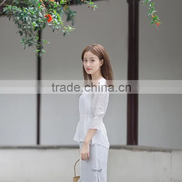 Chinese Wind Restoring Ancient Ways is Pure Color Shirt photo-4