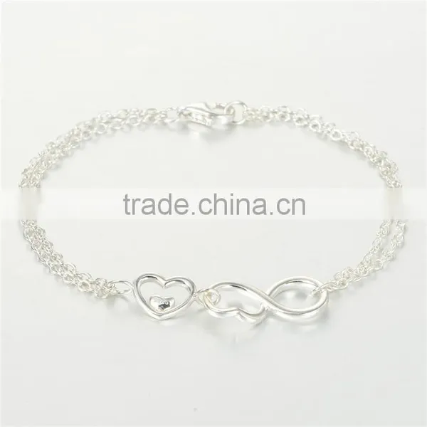 Smart Bracelet Heart Link Fashionable Jewelry Wholesale BR003-17 photo-4