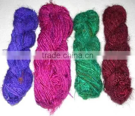 RECYCLED SARI SILK YARN photo-5