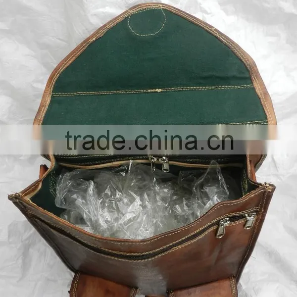 Hand Made Real Leather Cross Body Shoulder Unisex Messenger Bag's photo-4