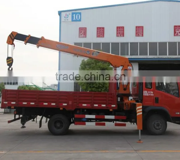 5 Ton Truck Mounted Crane SQ5S3 High Quality 125Kn.m at 2.5 m Crane Truck on Sale Truck Crane photo-5