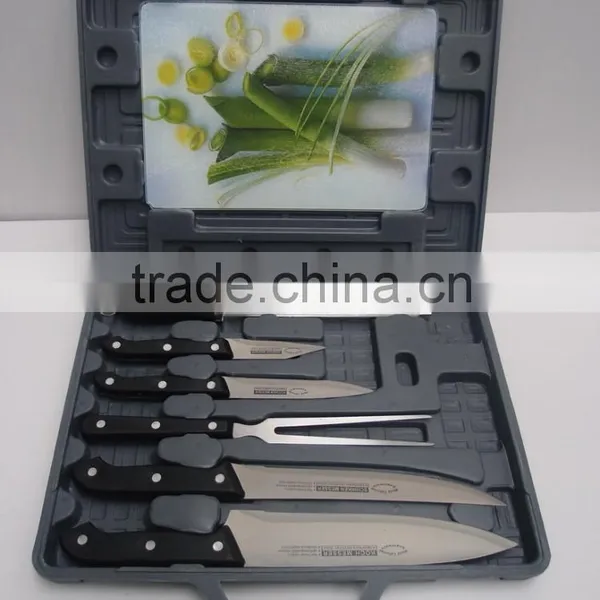 8pcs Kitchen Cheese Knives Set With Plastic Case