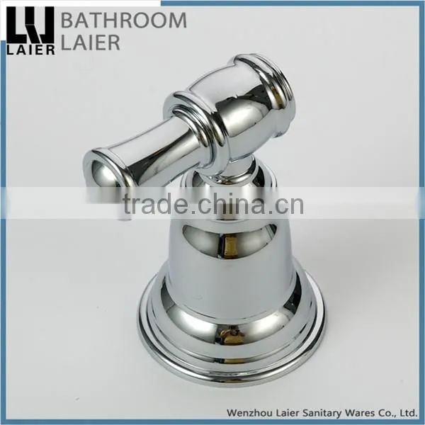 Customized High Quality Zinc Alloy Chrome Finishing Bathroom Sanitary Items Wall Mounted Double Robe Hook photo-5