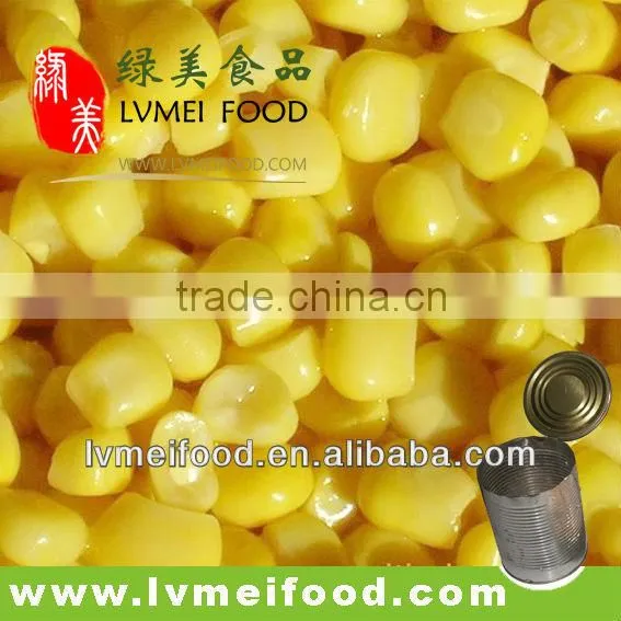 Sweet Corn in Tins Canned Vegetable