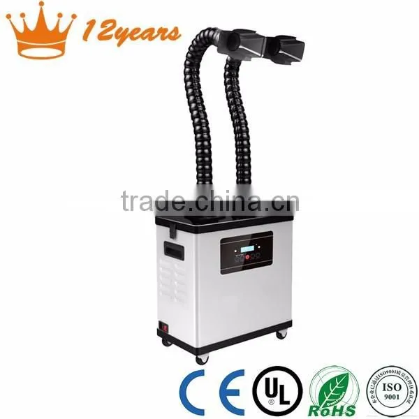 Good Performance Air Filter DX-1002 With OEM Seriver, Fume Extractor With Double Flexible Competitive Price photo-2