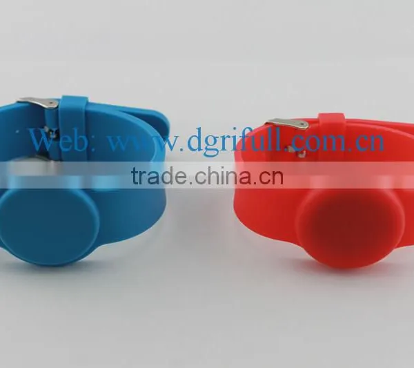 High Frequency HF Justable RFID Silicone Wristband Support Reading Writing photo-2