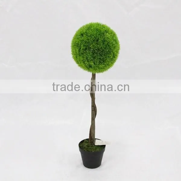Green Decorative Artificial Grass Ball Bonsai Indoor Wholesale photo-2