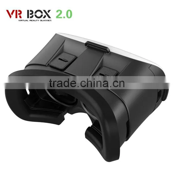 2016 Google Cardboard VR BOX Pro Version VR Virtual Reality 3D Glasses +Smart Bluetooth Wireless Mouse/Remote Control Gamepad photo-2