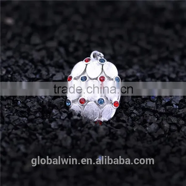 Royal Silver Pendant CZ Stones 925 Silver Charm European Jewellery Gift for Party Hancraft Charm PETY030 photo-5