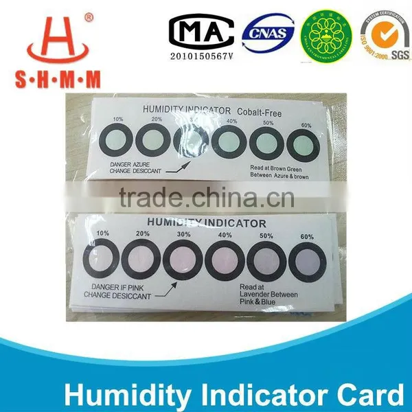 Humidity Indicator Card Moisture Meter Paper