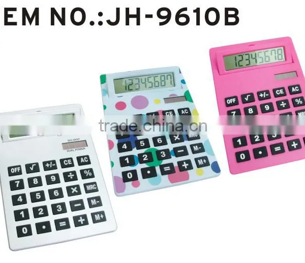 Promotional Gifts Solar Electronic Dual Power Calculator, 8 Digit Calculator photo-4