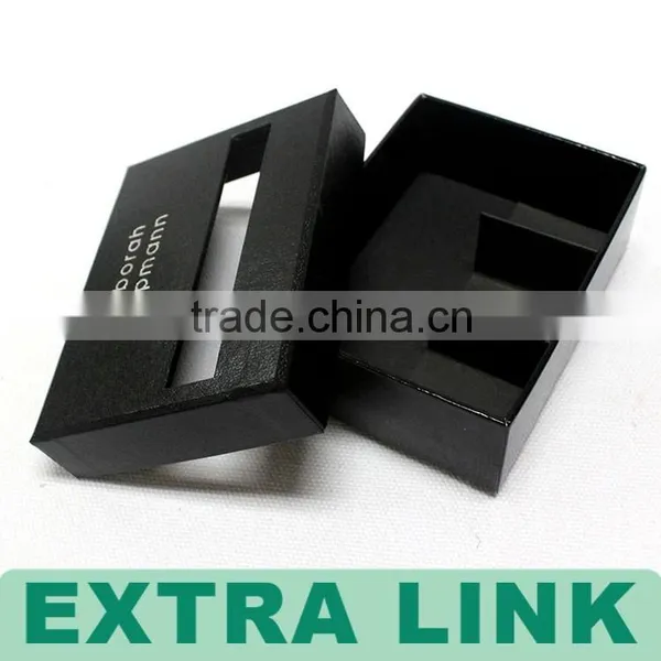 China Manufacturers Printing Custom Logo Black MDF Usb Flash Drive Gift Box, High Quality Electronic Packaging Box photo-3