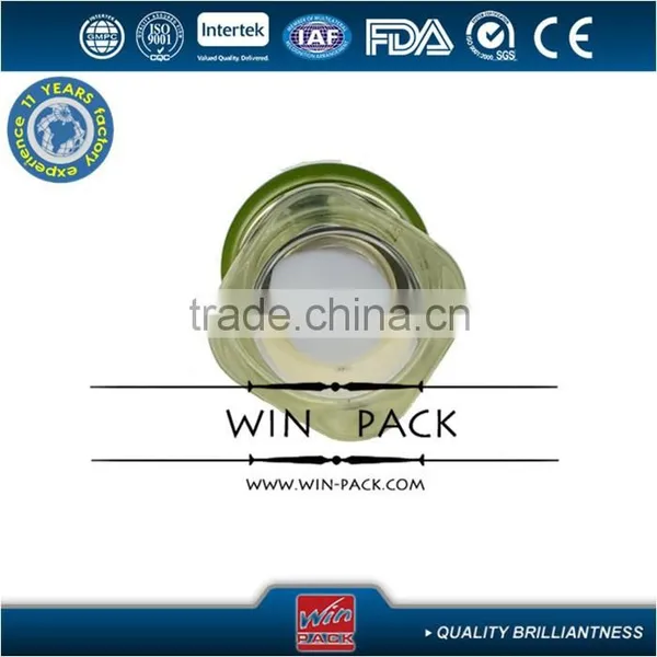 Green Cosmetic Cream Airless Tube,empty Cream Tube,cream Tube With Acrylic Lid photo-2