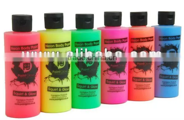 UV Face Paint, Uv Body Paint, Fluorescent Body Paint, Glow Paint