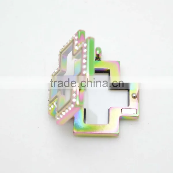 Fashion Stainless Steel Cross Pendant Lockets Promotion photo-5