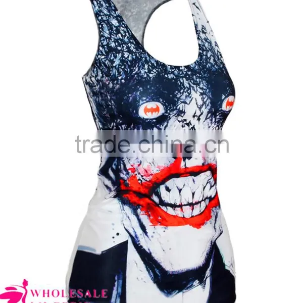 Black Horror Womens Zombie Printed Tank Top BX013 Workout Tank Top photo-3