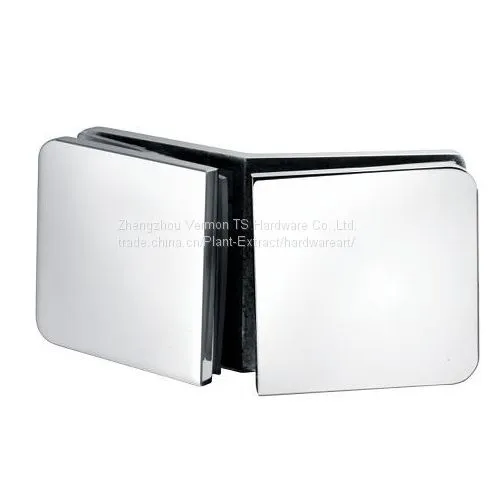 Fixed Panel Glass Shower Door Clamp Clip photo-5