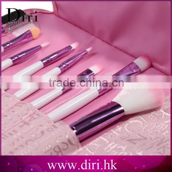 Factory Direct 8pcs Pink Makeup Brushes Professional Set With Bag photo-6
