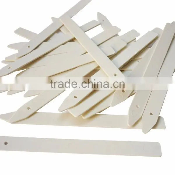 6 Inch Plastic White Gardening Plant Label Seed Marker photo-5