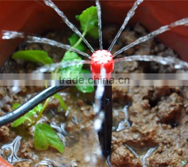 Drip Irrigation Dynamic Mini Sprinkler With Spike Assembly Dripper photo-2
