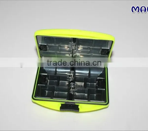 Fluorescent Fishing Tackle Box For Fishing Lure Hooks